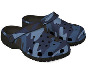Toupia blue camo clogs